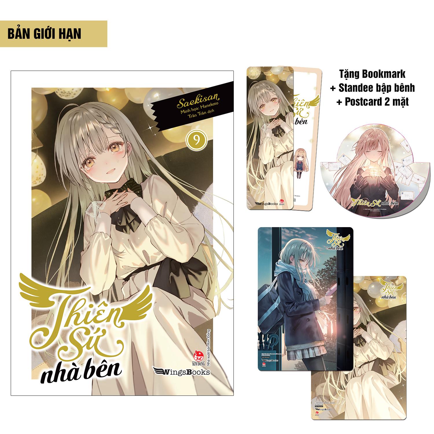 Sách - [Light Novel] Thiên Sứ Nhà Bên - Tập 9 - Bản Giới Hạn - Tặng Kèm Bookmark + Postcard 2 Mặt + Standee Bập Bênh