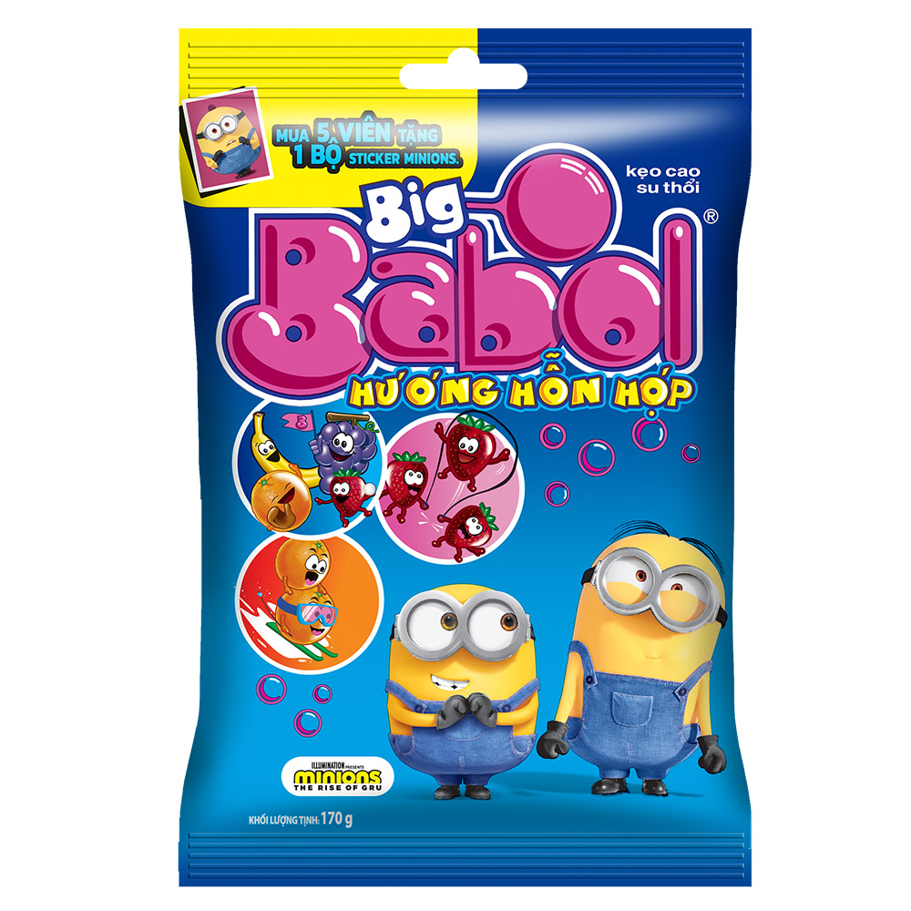 Kẹo Big Babol Hương Hỗn Hợp (50 viên)