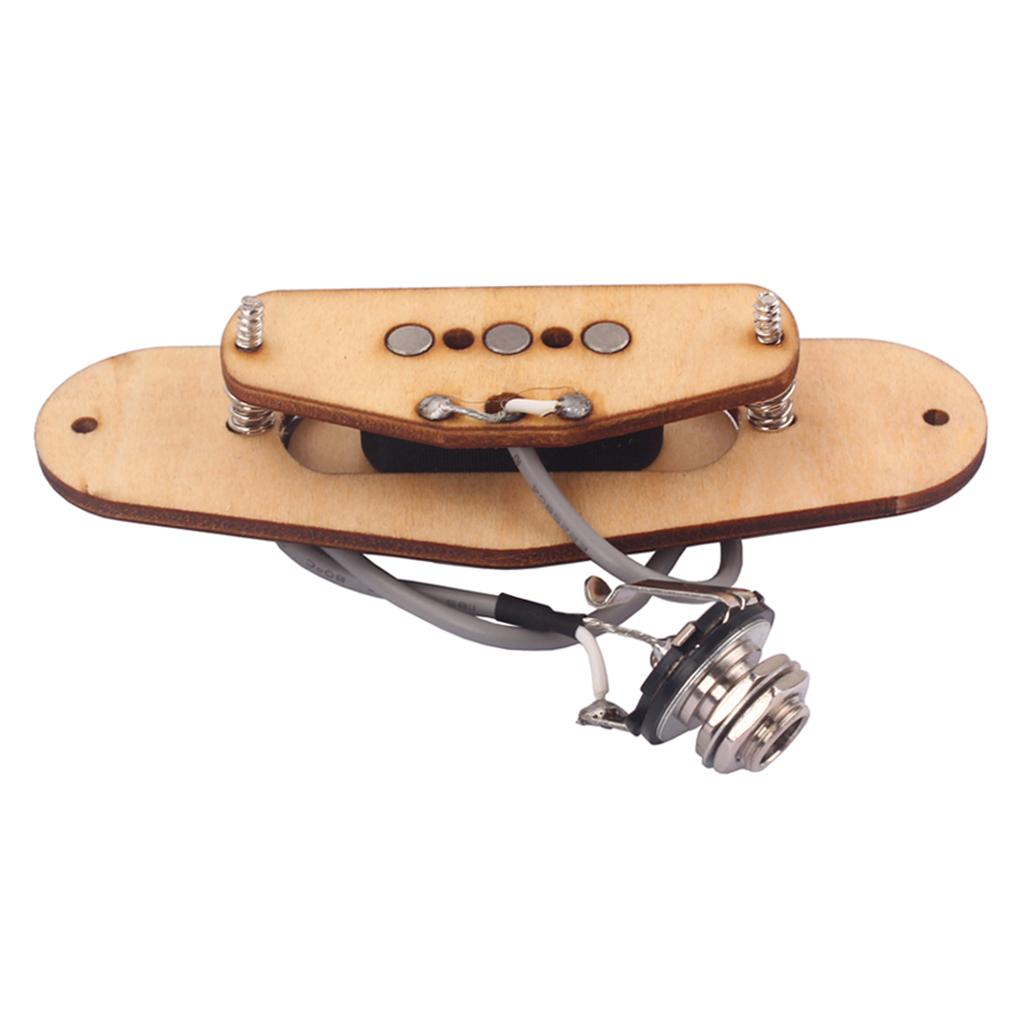 Humbucker Pickup Set Output Socket for 3-String Cigar Box Guitar Replacement Parts
