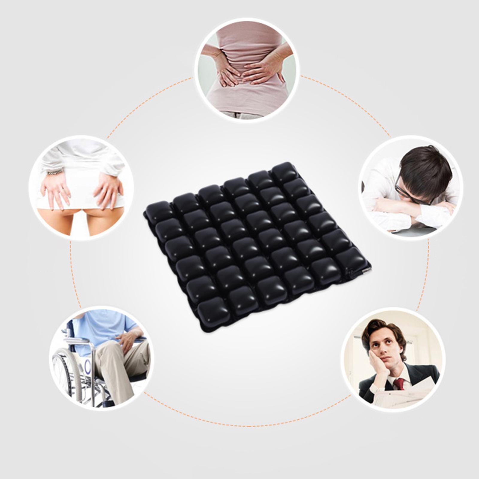 Inflatable Seat Cushion, Wheelchair Mat Non Slip Air Car Seat Mat for Airplanes Daily Use