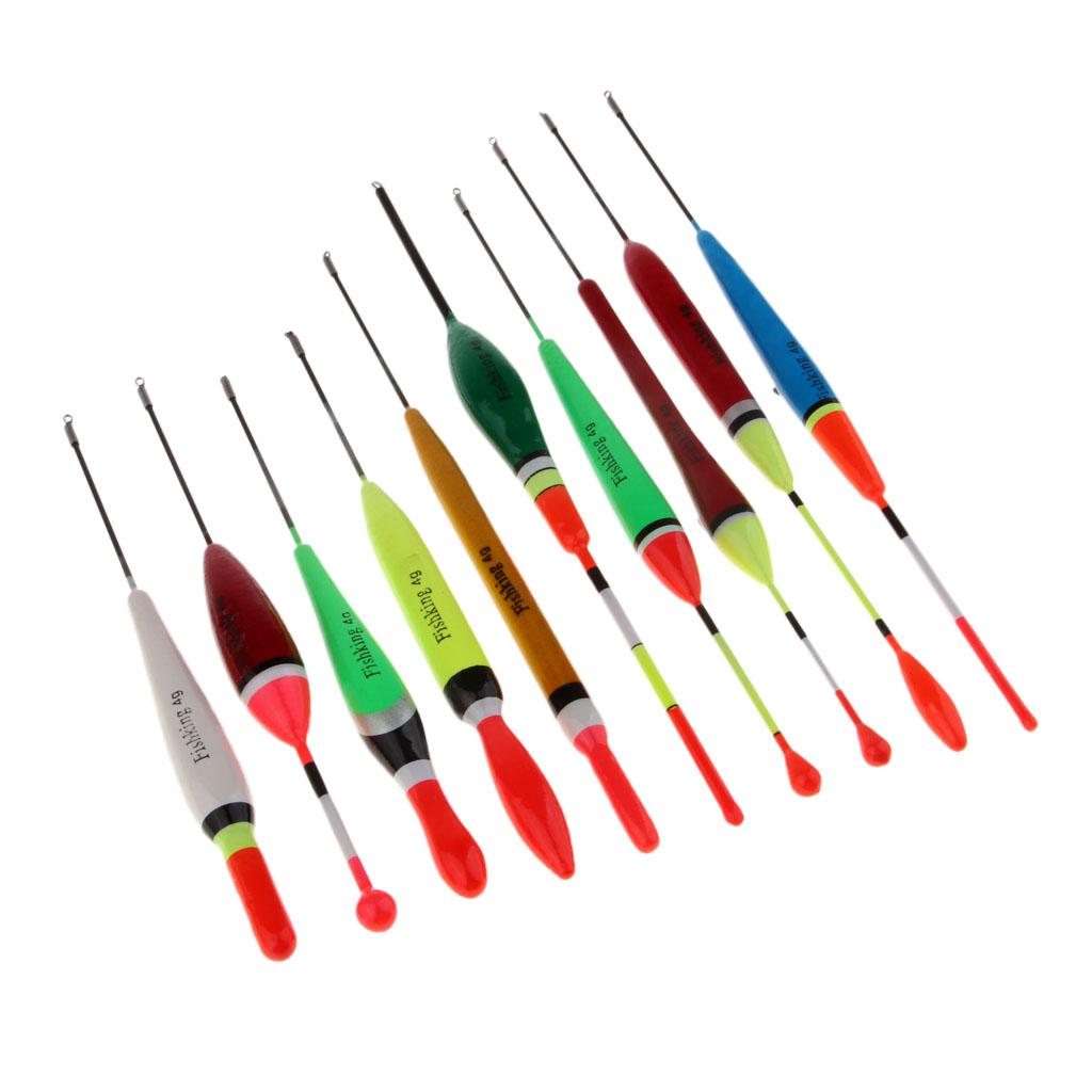 20x Fishing 4g Balsa Wooden Slip Floats Bobbers Crappie Panfish Bass Trout