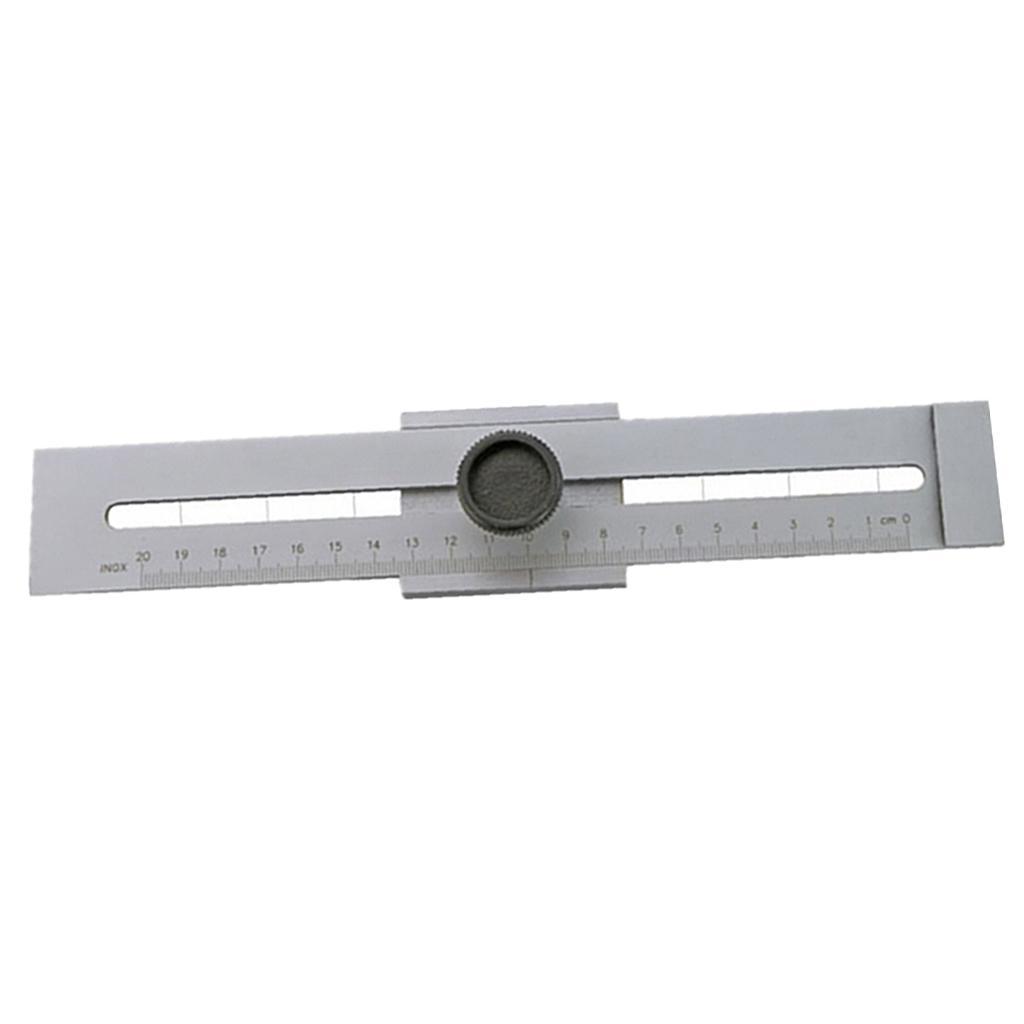 Straight Guide Rule Woodworking Scribing Device Ruler Hmoe Measuring Tool