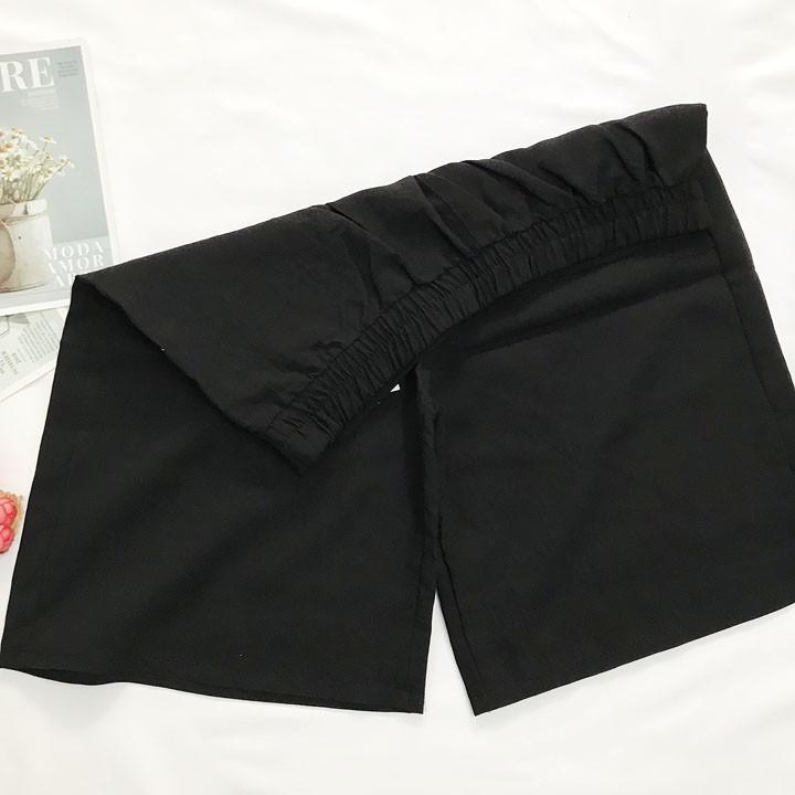 Quần lửng nữ từ 50-55kg vải thô mềm - QNU49