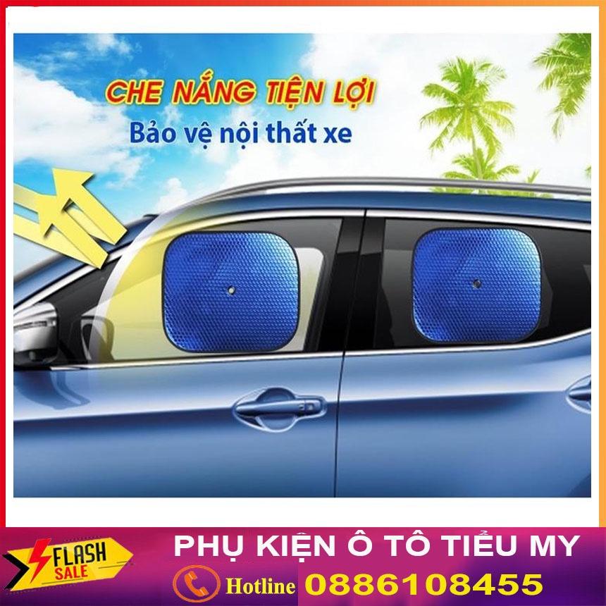 Bộ 6 tấm che nắng cửa kính ô tô - tấm chắn nắng xe hơi - tấm xốp tráng bạc 2 mặt cách nhiệt cực cao