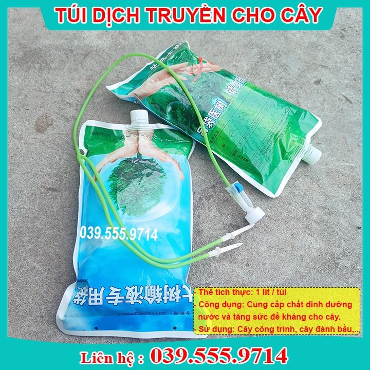 DỊCH TRUYỀN XANH TÚI 1LIT CUNG CẤP CHẤT DINH DƯỠNG VÀ KHOÁNG CHẤT CHO CÂY