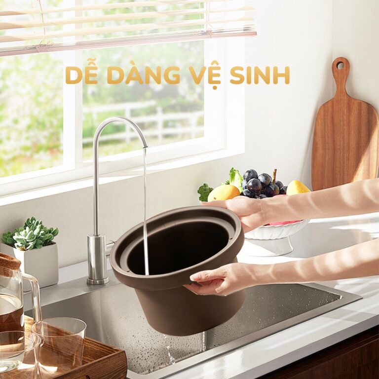 [Hàng chính hãng] Nồi nấu chậm Unie USC308 - kho hầm đa năng - 3 Lít - Lòng gốm tử sa cao cấp - Giữ trọn hương vị món ăn