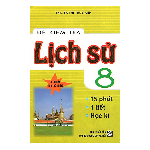 Đề Kiểm Tra Lịch Sử 8