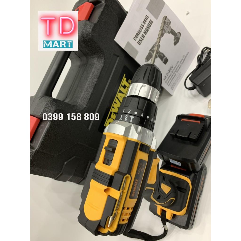 Máy khoan pin Dewalt 26V USA Có Búa Khoan Tường