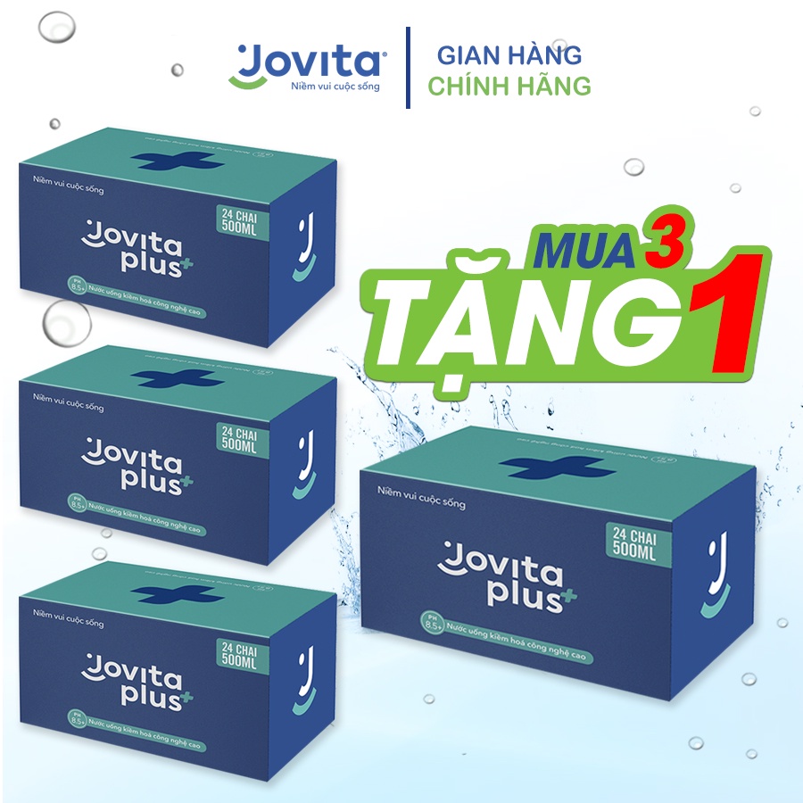 Thùng 24 Chai Nước Kiềm Jovita Plus
