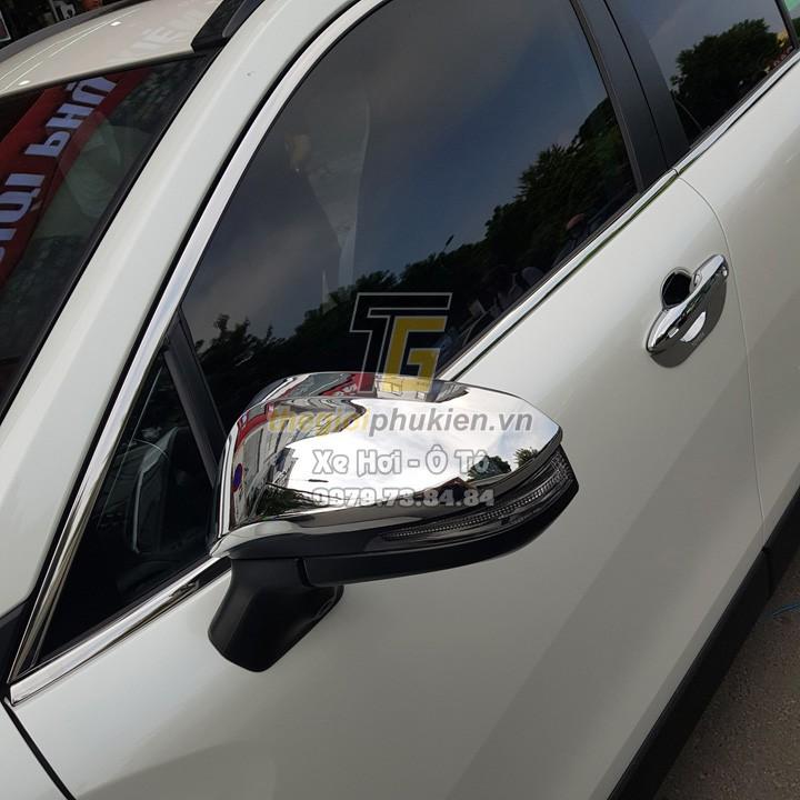 Nẹp viền cong kính INOX Toyota Corolla Cross 2020