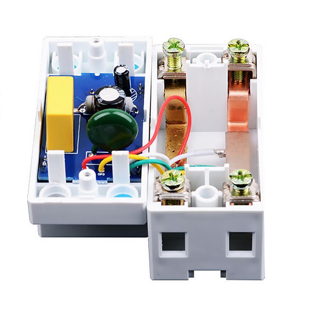 LCD DIN-Rail Type Hour Single Phase 2 Wire Energy Meter AC 220V
