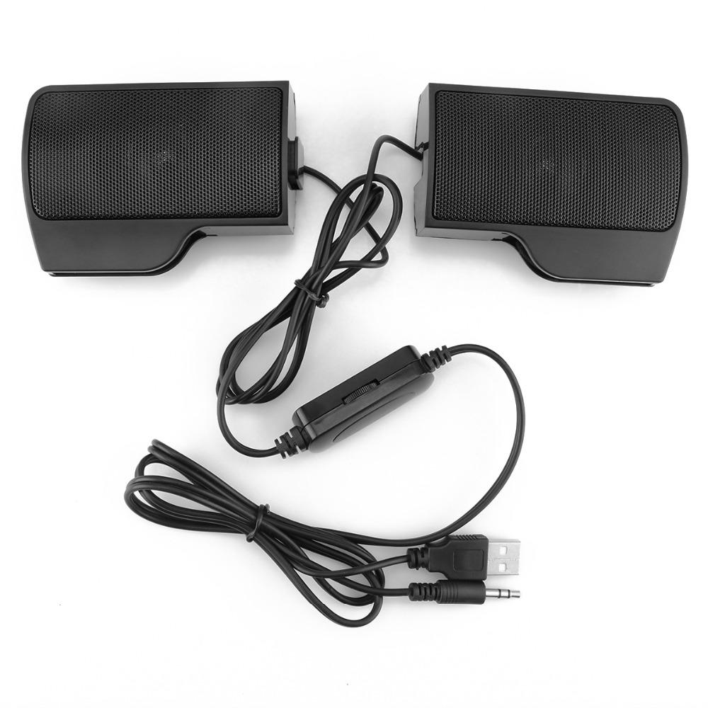 Mini Di Động USB Loa Âm Thanh Thanh Clipon Loa Cho Máy Tính Xách Tay Laptop Điện Thoại Máy Nghe Nhạc Máy Tính Máy Tính Có Kẹp
