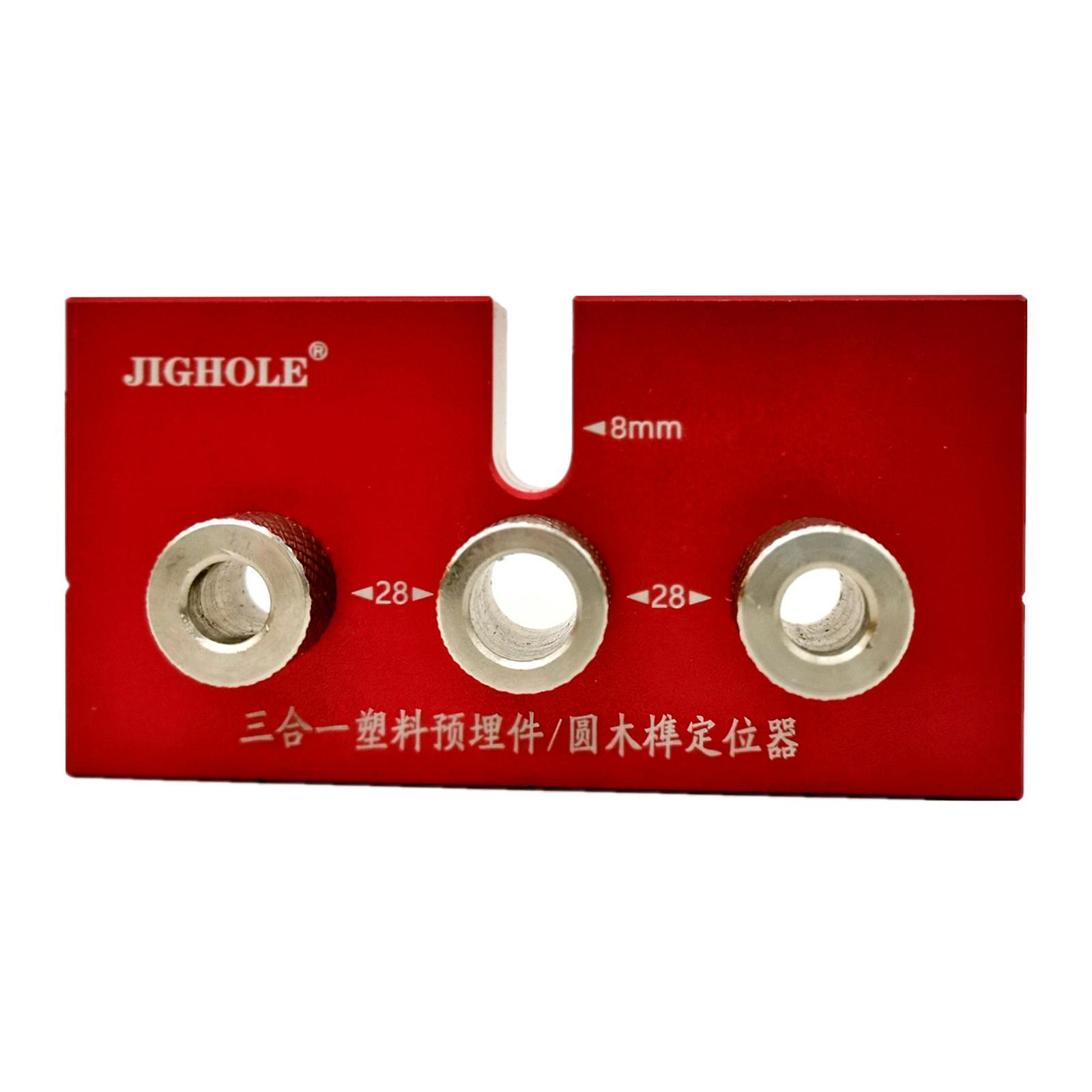 8mm Self-Centering Woodworking Doweling Jig Kit,Drill Guide Wood Dowel Puncher Locator Carpentry Tools