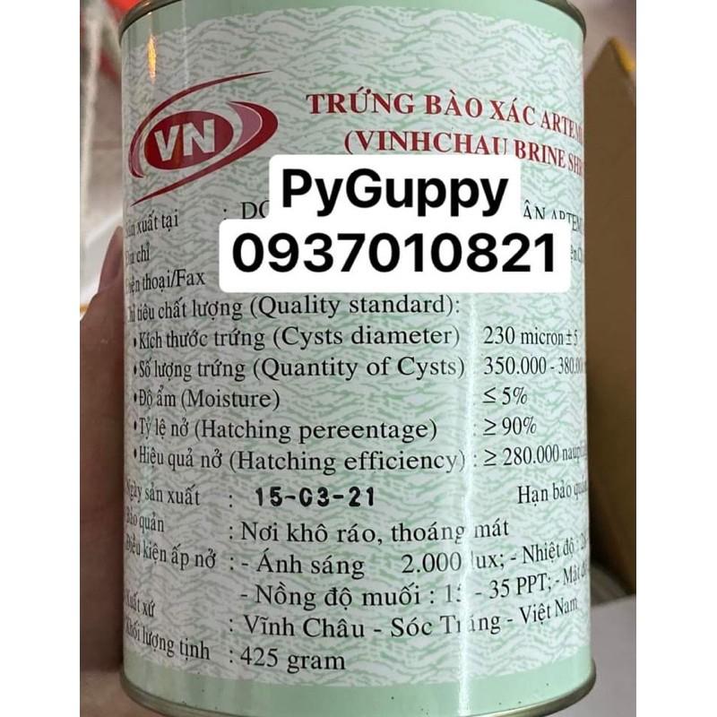 ComBo Nuôi Artemia Sinh Khối Vĩnh Châu - tạo nguồn thức ăn tư nhiên tốt nhất cho cá guppy-betta-7 màu-ranchu-thủy sinh