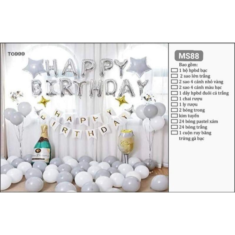 SET BÓNG TRANG TRÍ SINH NHẬT MS88