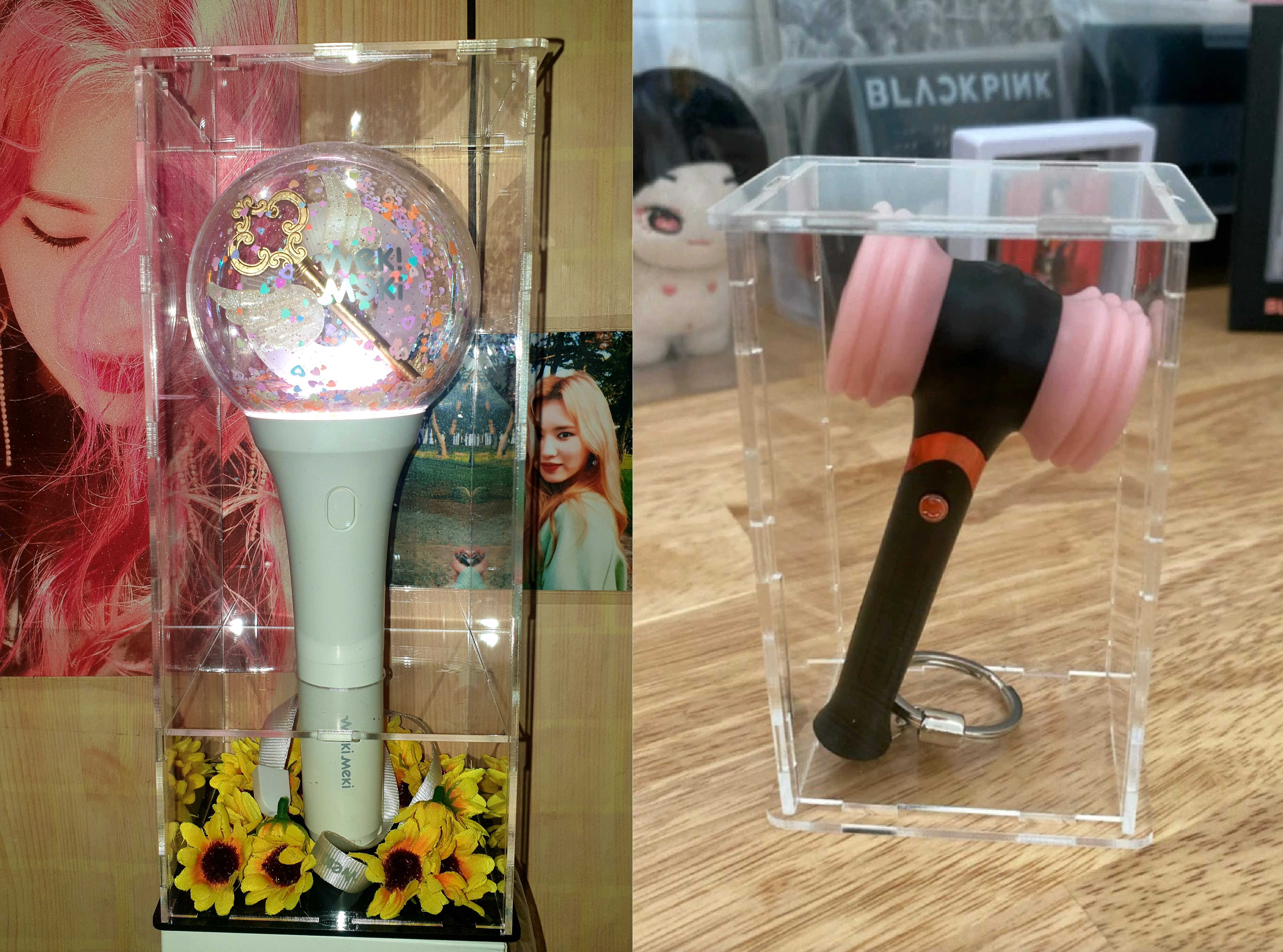 Hộp Lightstick - Aespa, Shinee, Treasure, Su Ju, EXO, I-KE, TXT, BlackPink, BTS, NCT, Stray Kids, Park Jihoon, WeKi Meki