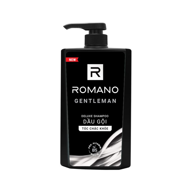 Dầu gội nam Romano Gentleman lịch lãm nam tính tóc chắc khỏe 650gr