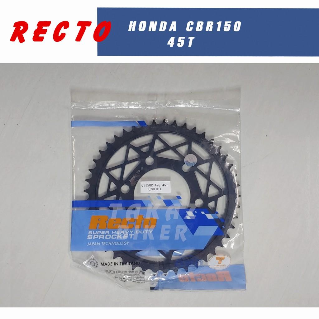 B3 Nhông Sên Dĩa 15T x 45T Recto xe Honda CBR 150 2018 Sên VIX Phốt Cao Su PKN