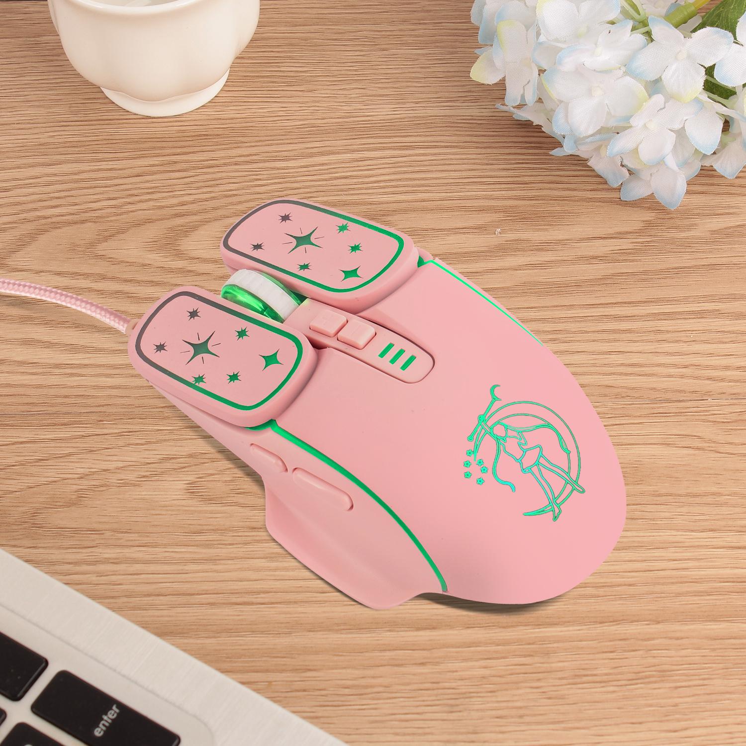 UTHAI DB71 Có Dây RGB 7200DPI Quang Chơi Game Ergonomic Cho Apple Android Lenovo Máy Tính Để Bàn