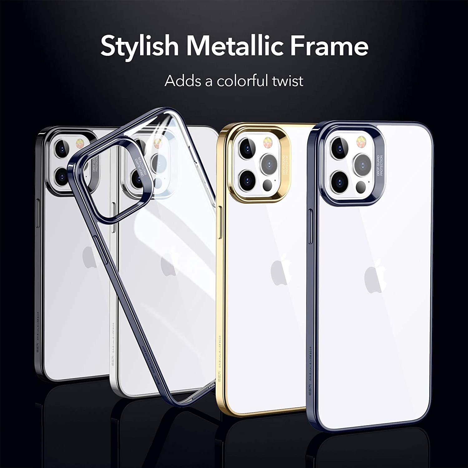 Ốp Lưng Cho iPhone 12 Mini / 12 & 12 Pro / 12 Pro Max ESR Halo Clear Case - Hàng Nhập Khẩu