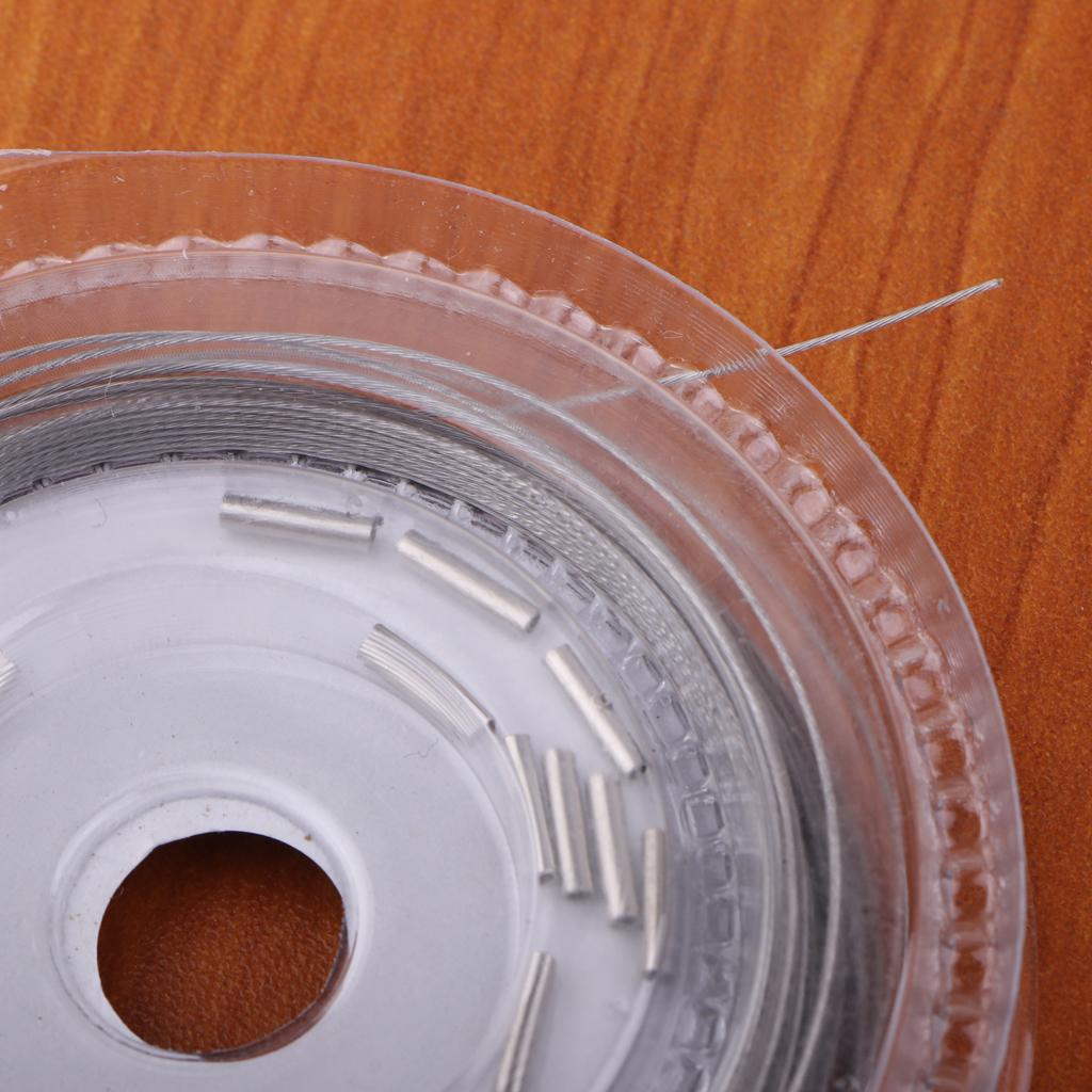 Fishing Line Wire Leader Stainless Steel Trace Lures 10m 7 Strands