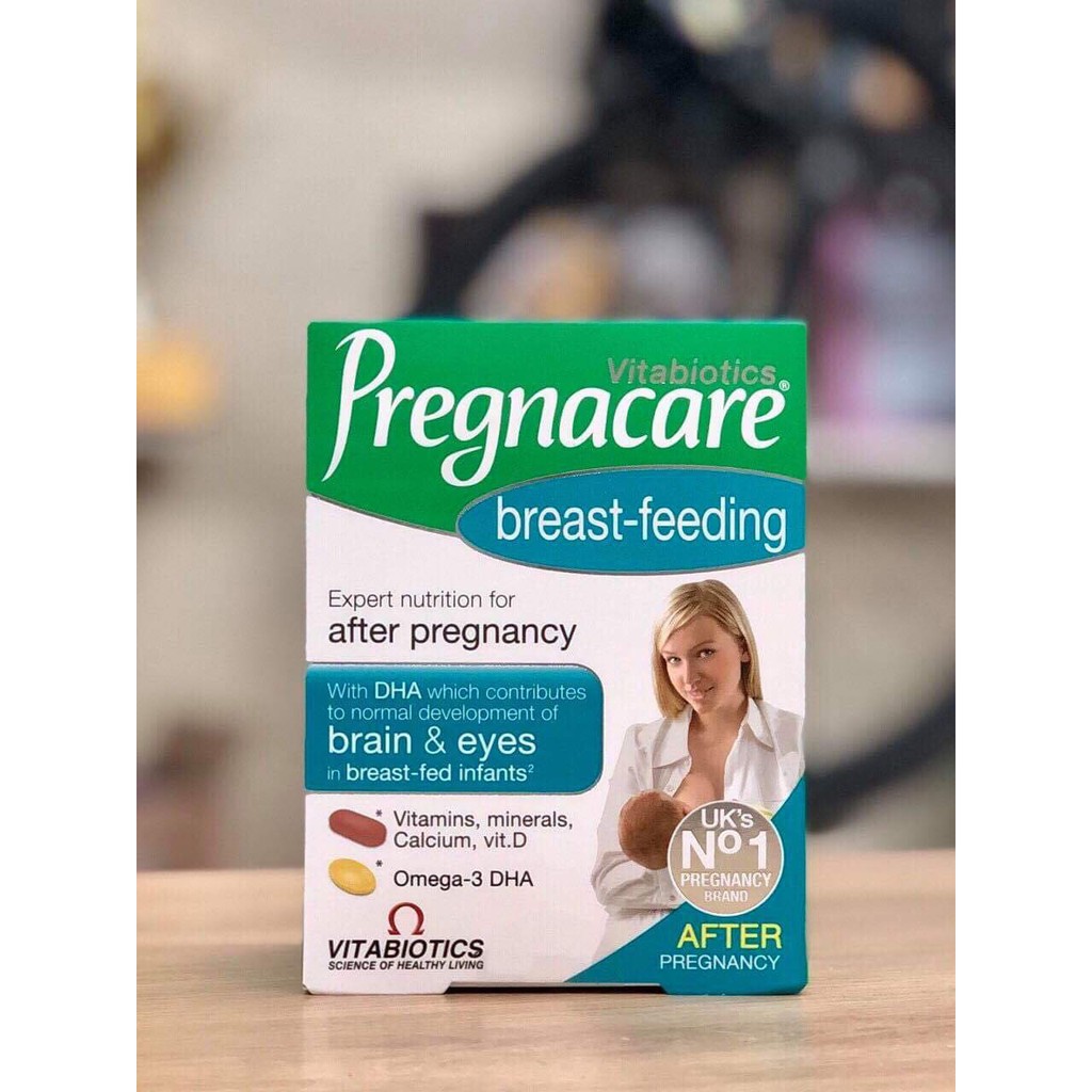 Pregnacare Breast-feeding Bổ Sung Vitamin Và Lợi Sữa cho mẹ sau sinh số 1 Anh chính hãng