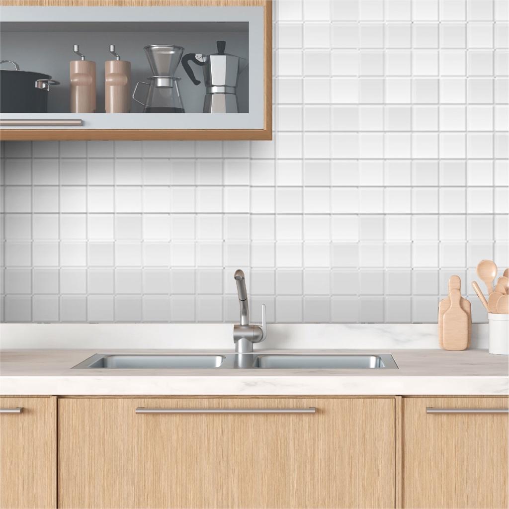 Decal bếp KEO XÁM Cao Cấp,Giấy dán bếp bóng gương chịu nhiệt tốt,chống dầu mỡ, dễ lau chùi, kích thước 120x60cm, DDB-105