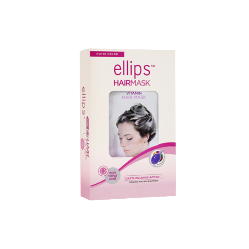 [HB Gift] Set Kem Ủ Dưỡng Dành Cho Tóc Nhuộm Ellips Triple Care 20Gx4