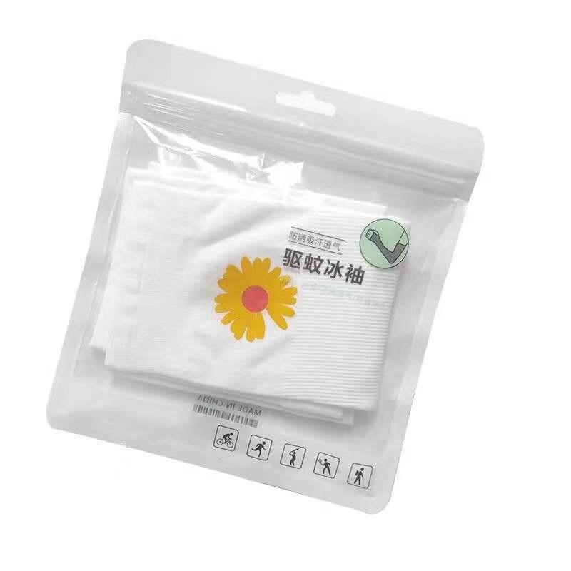 PVN25581 Găng tay chống nắng xỏ ngón Hoa cúc phong cách Hàn Quốc T2