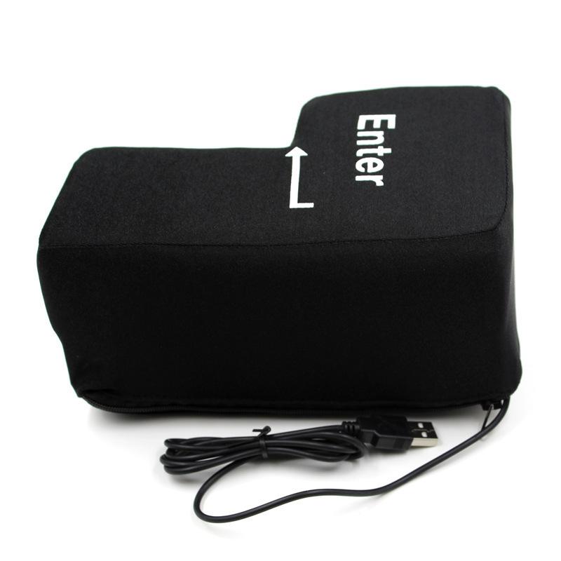 Phím Enter khổng lồ xả stress để bàn, kết nối Usb có thể dùng làm gối ngủ