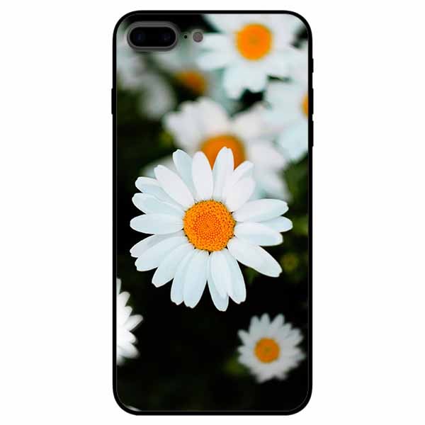 Ốp lưng dành cho Iphone 7 Plus , 8 Plus mẫu Cúc Trắng Mờ Ảo