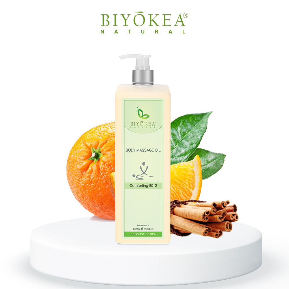 Dầu Massage Body Biyokea - Comforting B012 (Dịu nhẹ) - 1000ml