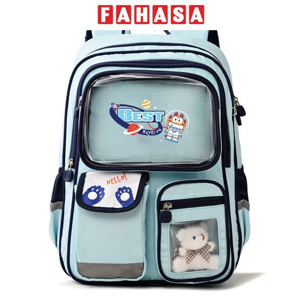 Ba Lô Học Sinh - Mr.Vui 1074 - Màu Xanh Biển + Xanh Đen