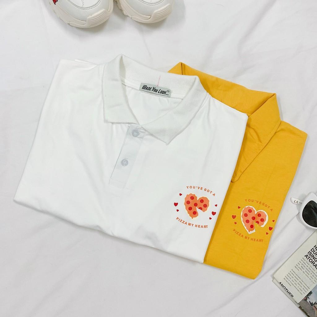Polo áo thun có cổ UNISEX tay lỡ form rộng