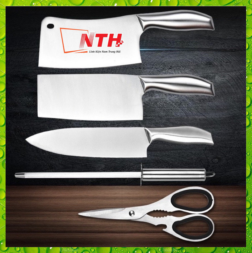 Bộ Dao Nhà Bếp Cao Cấp Nhật Bản 5 Món