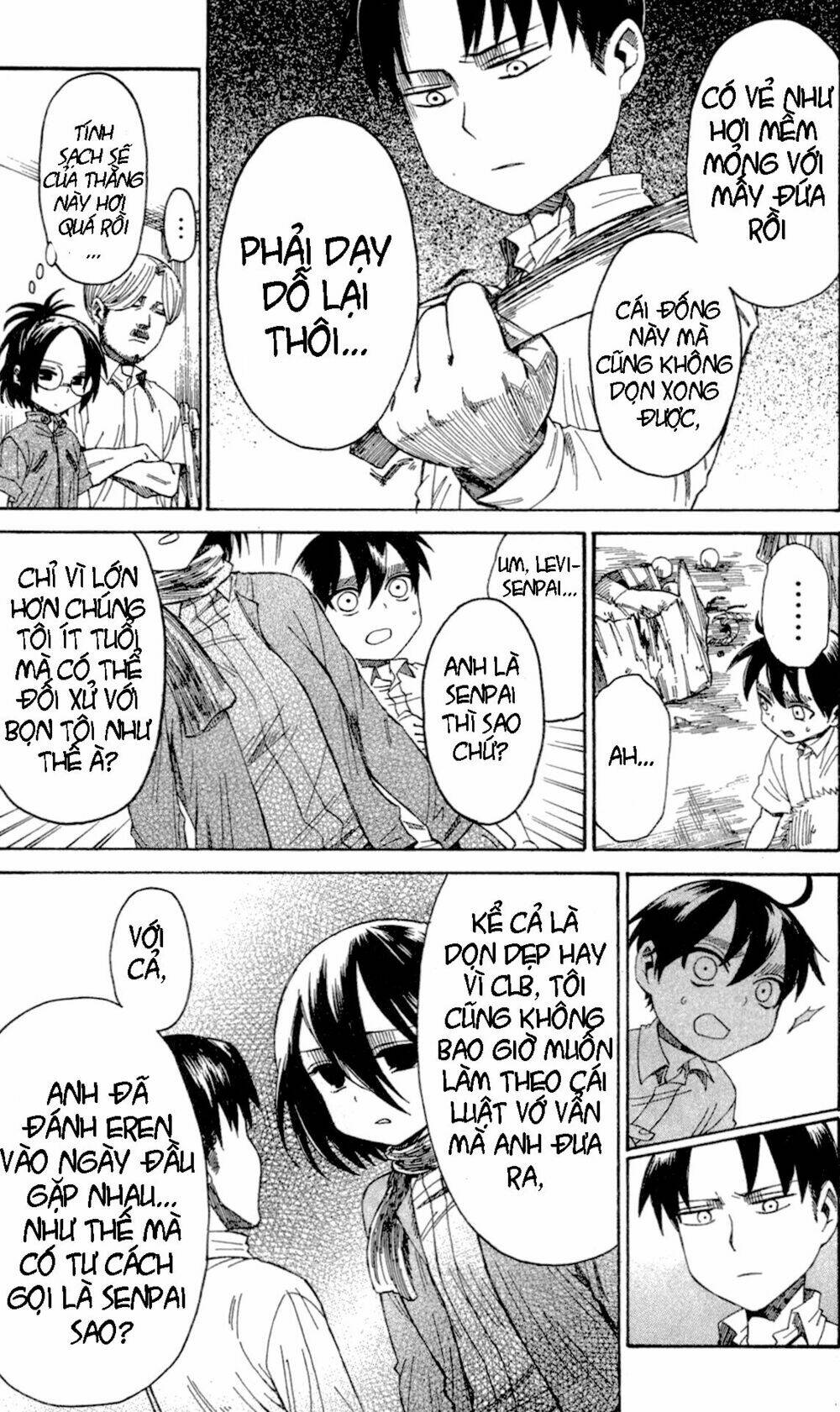 shingeki! kyojin chuugakkou chapter 14 15