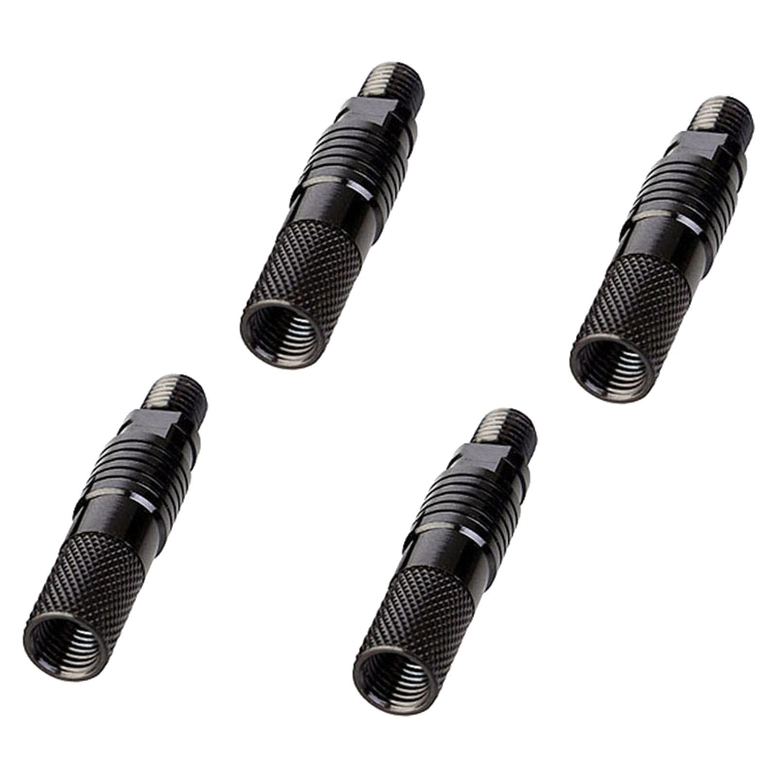 4 Pieces Stick Rods Pod Connector Metal Fishing Tools Fishing Alarm Adapter