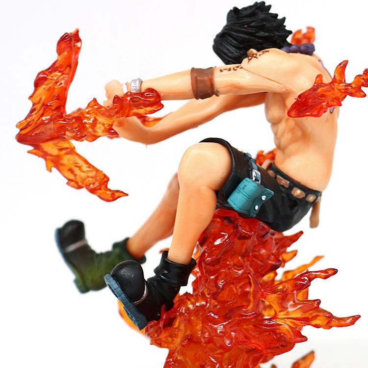 Mô Hình ACE Thập Giá 15Cm Mô hình One Piece Cao Cấp, Figure Mô Hình Anmie One Piece Luffy Vua Hải Tặc - Bản LED