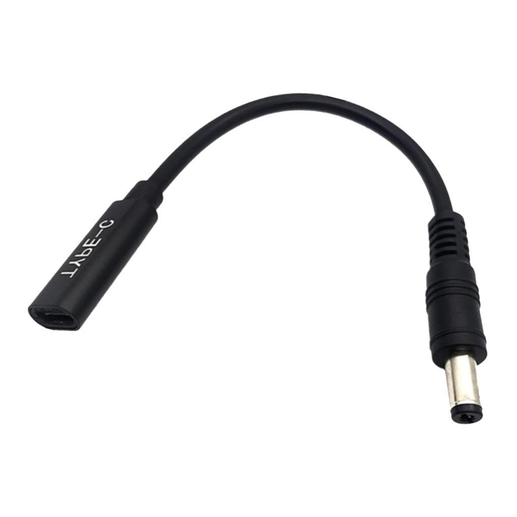 5521 Male To Type-C With PD Chip Laptop Adapter Power Charger Connector Cord