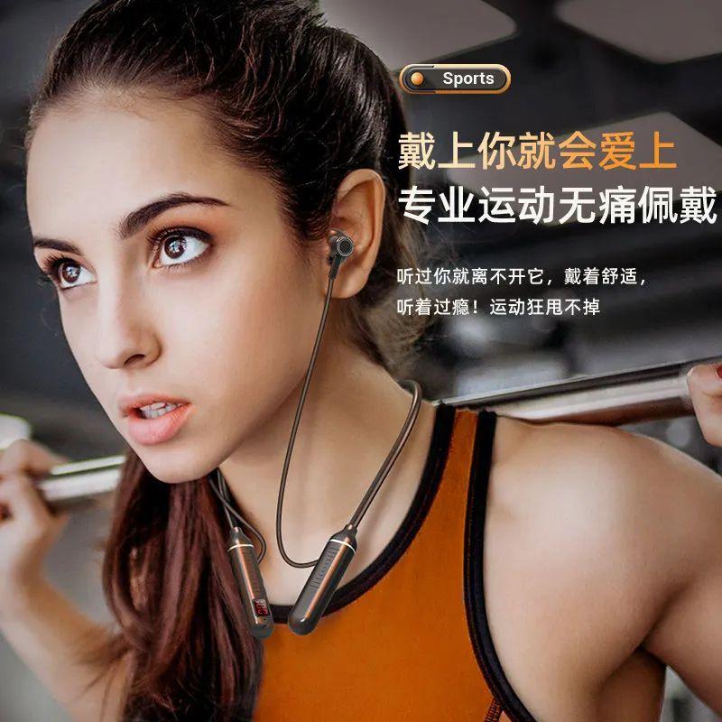 Đảm bảo chất lượng 500 giờ tuổi thọ pin dài tai nghe bluetooth không dây mới typec thẻ sạc cổ treo cổ loại vận chuyển