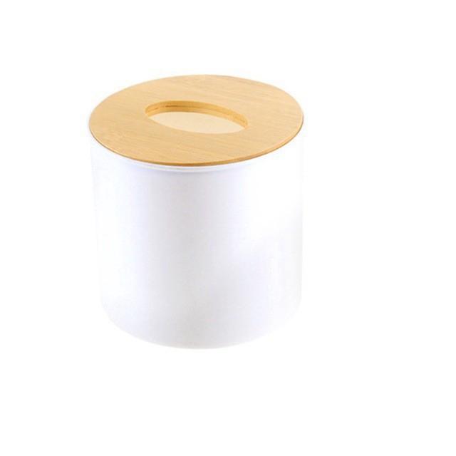 Hộp đựng dấy tròn chữ nhật đa năng mặt gỗ hàng cao cấp 100% nhập khẩu