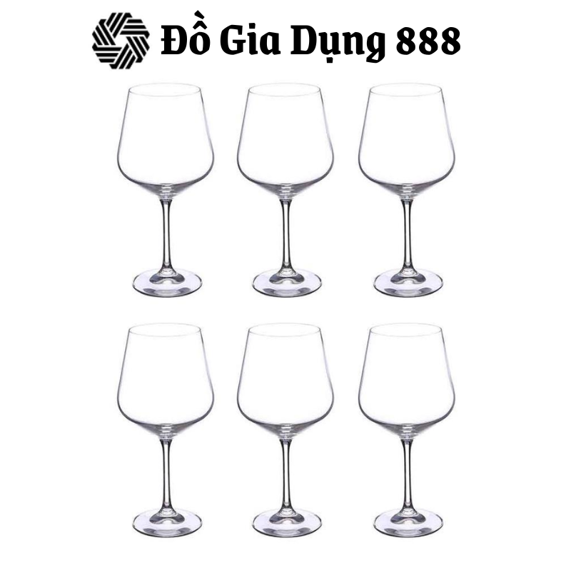 Set 6 Ly Vang Bohemia Sandra, Set Ly Vang Cao Cấp, Cực Sang Chảnh, Nhập Đức