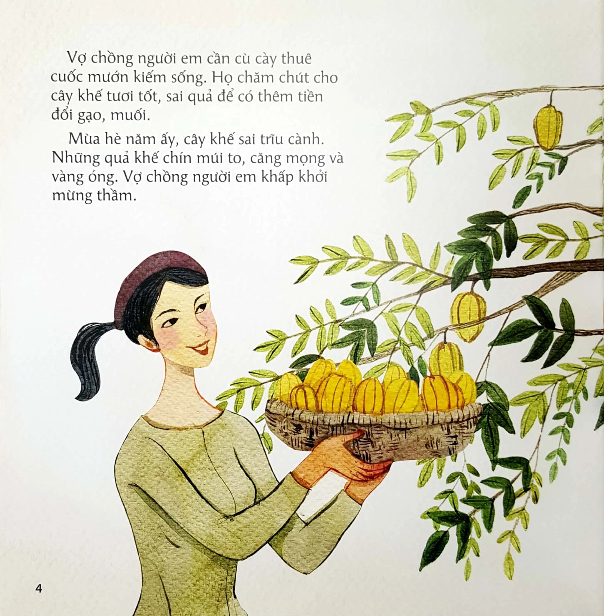 Cổ tích Việt Nam cho bé: Sự tích Cây khế - Kim Đồng - Bản màu