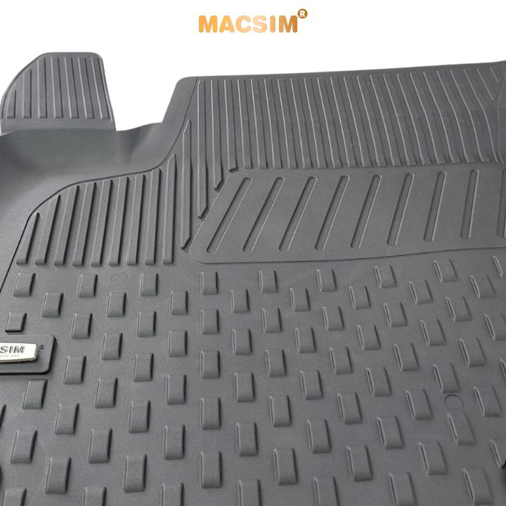 Thảm lót sàn ô tô nhựa TPE Silicon Audi A7 ( C7) 2010-2018 Black Nhãn hiệu Macsim