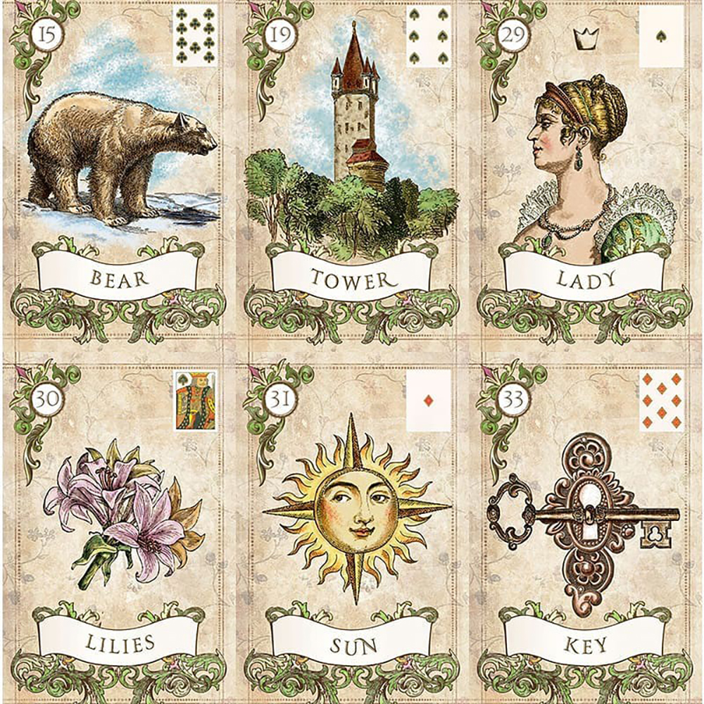 Bộ Bài Old Style Lenormand 38 Lá Bài Bài Tiên Tri Theo Phong Cách Cổ