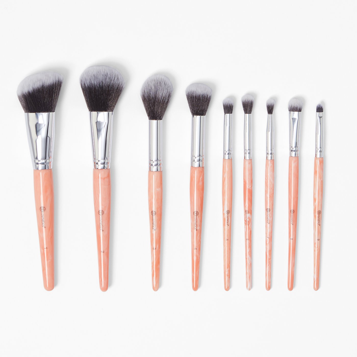 Cọ Trang Điểm BH COSMETICS Rose Quartz 9 Piece Brush Set