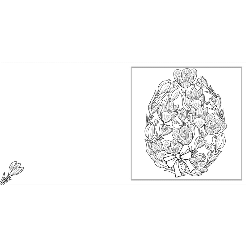 Sách Happy Thoughts - Mindful Easter Colouring Book