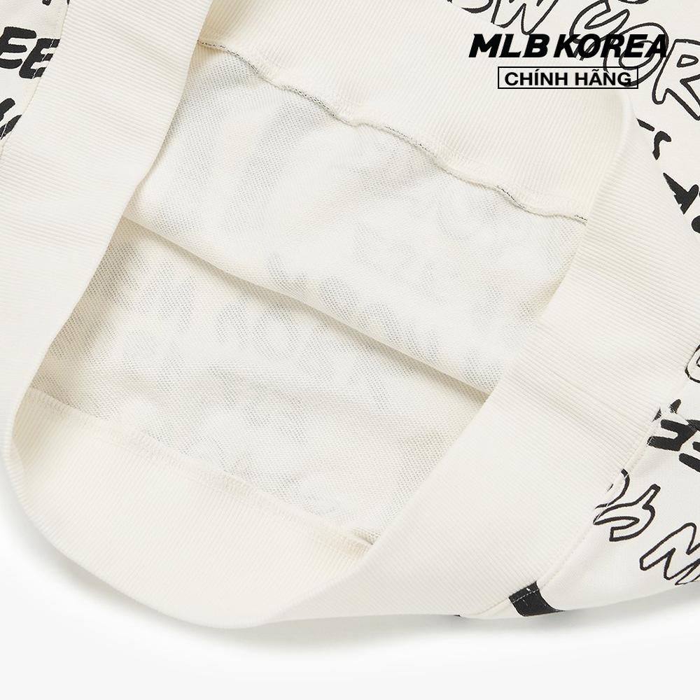 MLB - Áo hoodie tay dài phối mũ Grafitti Allover Overfit 3AHDZ0124-50IVS