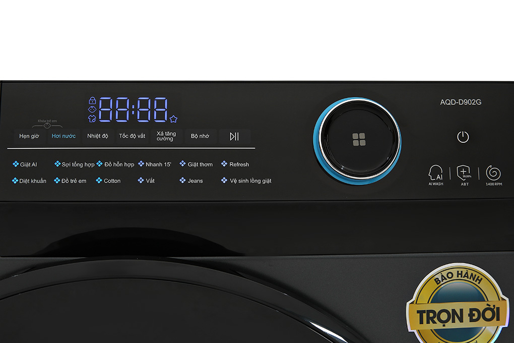 Máy giặt Aqua Inverter 10 kg AQD- D1002G - Hàng chính hãng