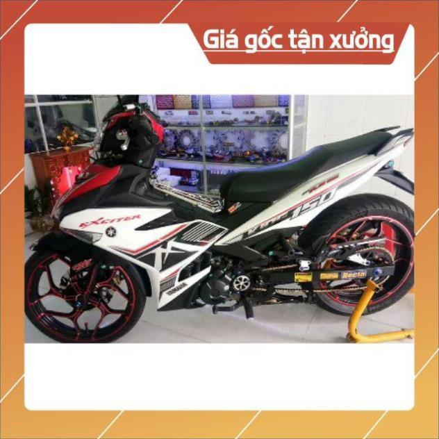 Tem rời exciter 150 mx King trắng đỏ